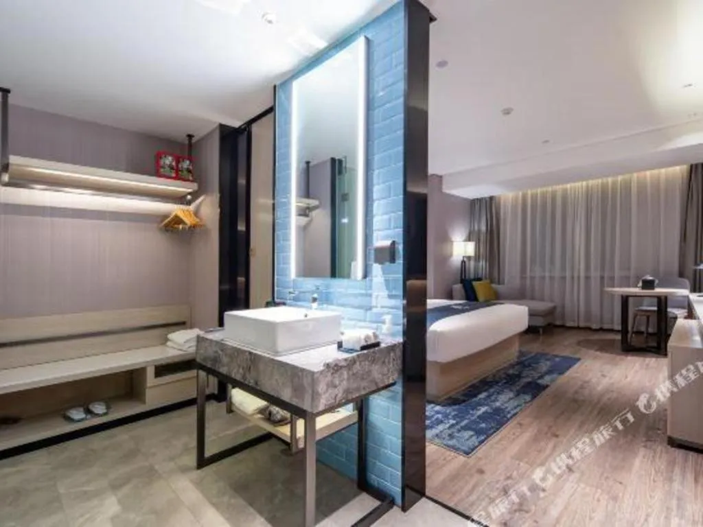 Bed in Echarm Hotel Nanning Wuming