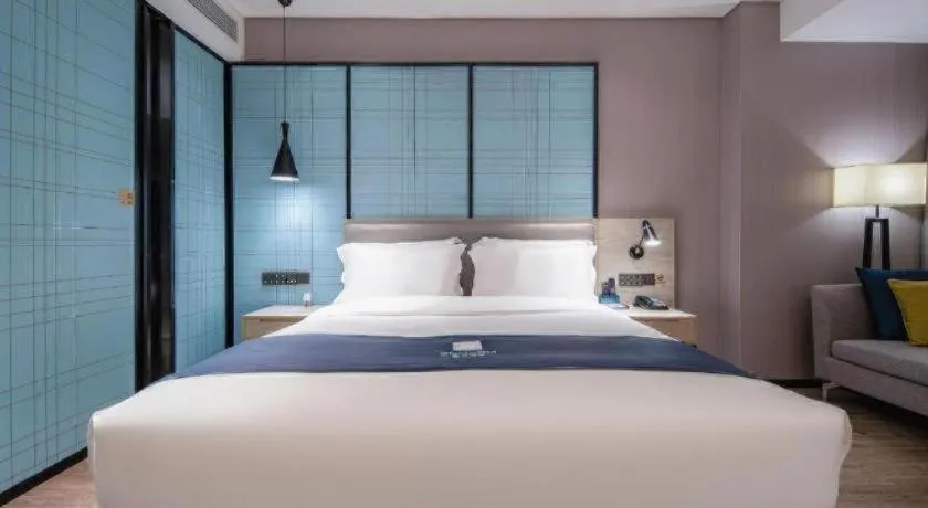 Bed in Echarm Hotel Nanning Wuming