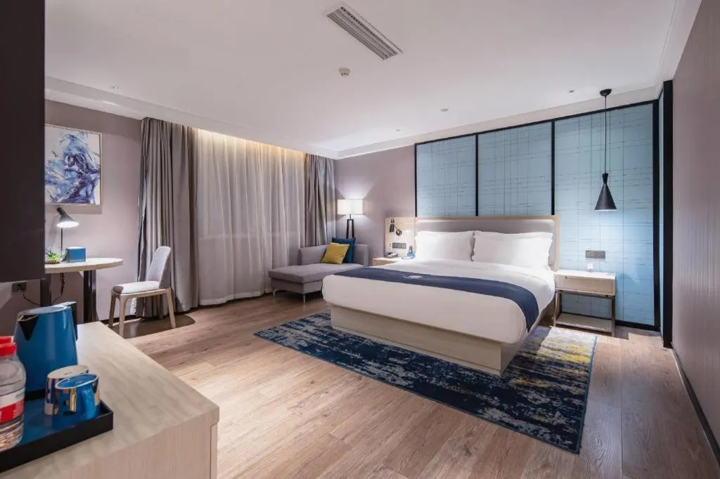 Bed in Echarm Hotel Nanning Wuming