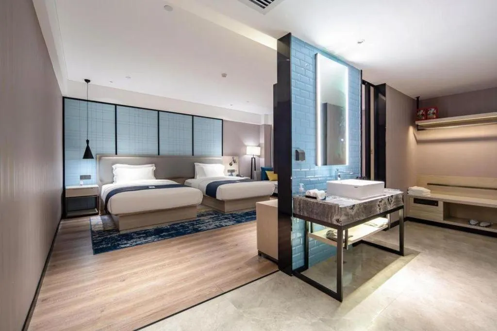 Bed in Echarm Hotel Nanning Wuming