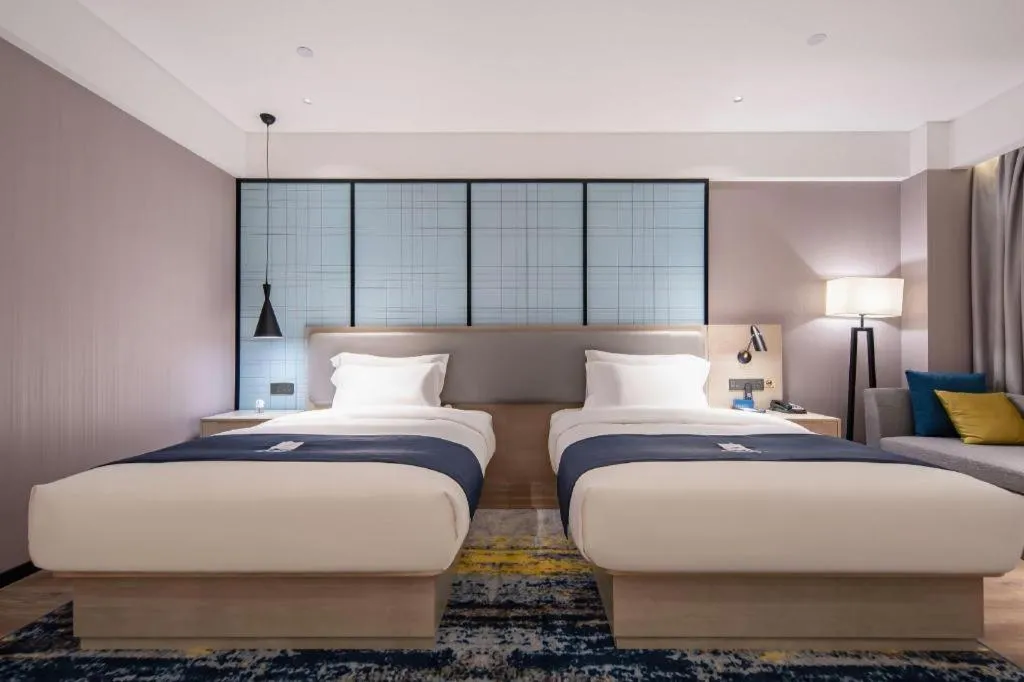 Bed in Echarm Hotel Nanning Wuming