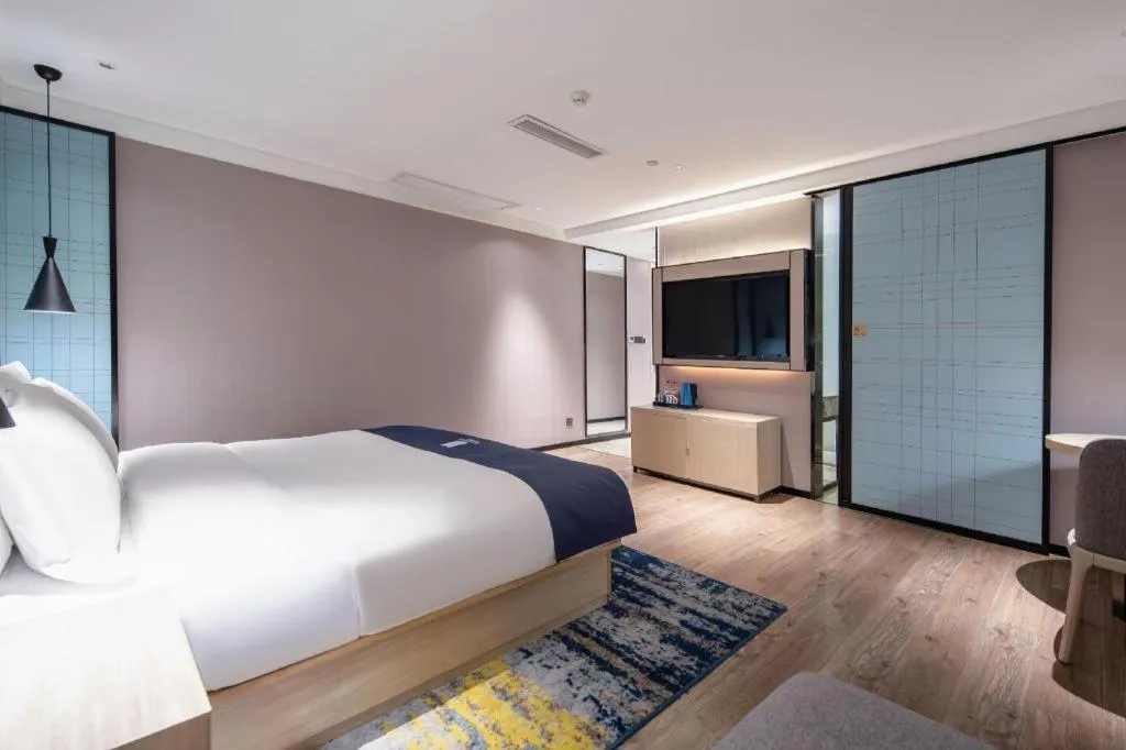 Bed in Echarm Hotel Nanning Wuming