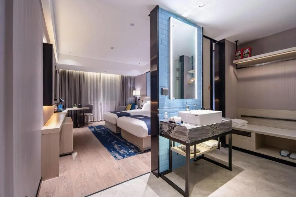 Bed in Echarm Hotel Nanning Wuming