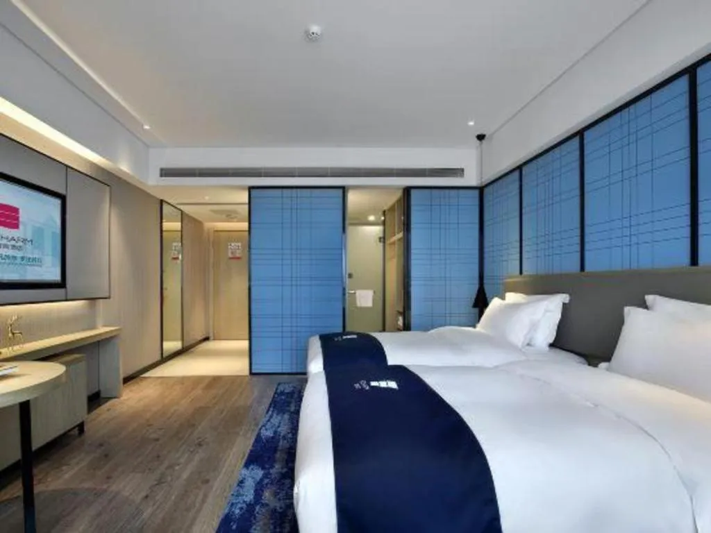 Bed in Echarm Hotel Nanning Wuming