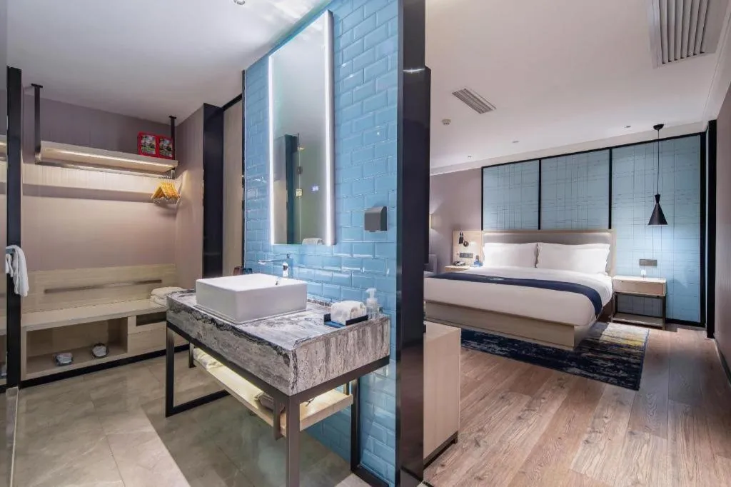 Bed in Echarm Hotel Nanning Wuming