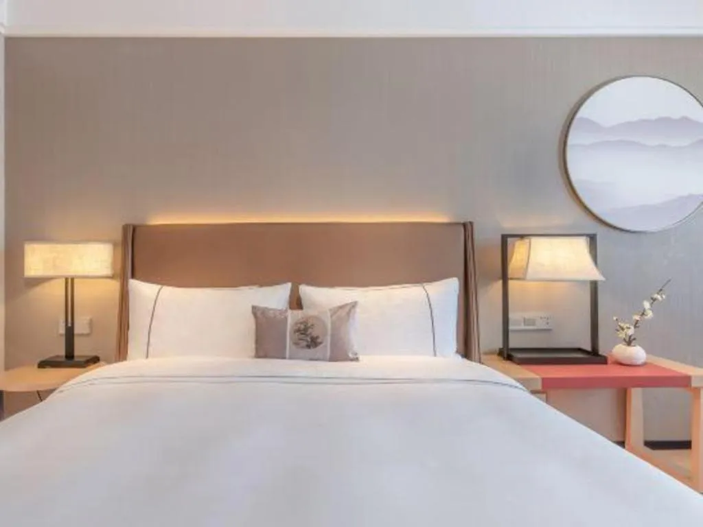 Bed in Echeng Hotel Nanning Huqiu Metro Station