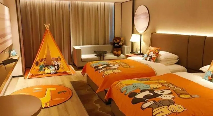 Bed in Echeng Hotel Nanning Huqiu Metro Station