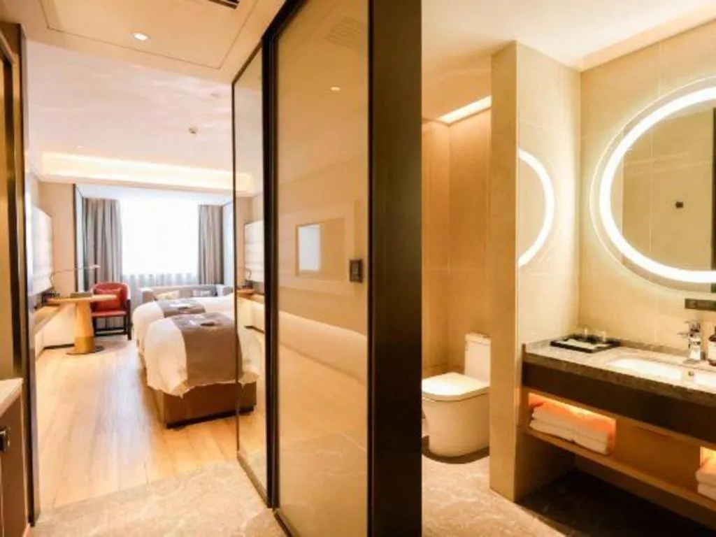 Bed in Echeng Hotel Nanning Huqiu Metro Station