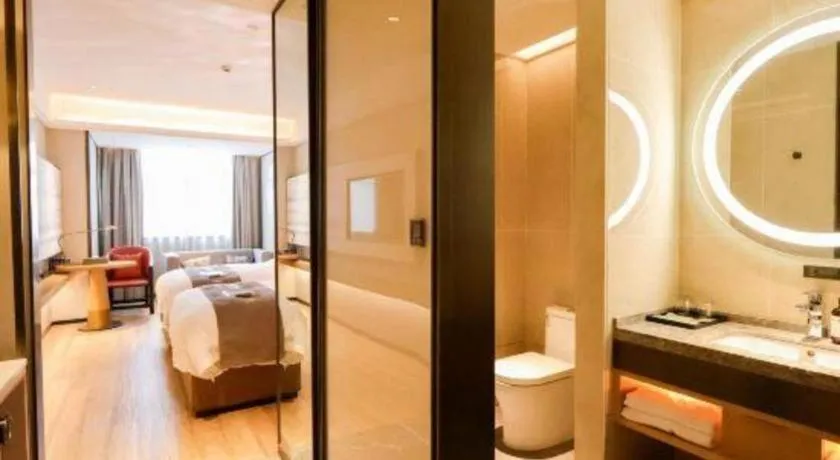 Bed in Echeng Hotel Nanning Huqiu Metro Station