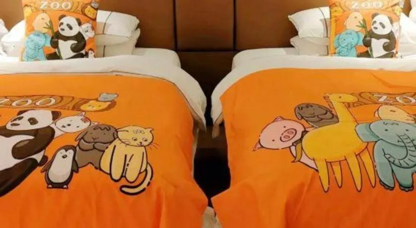 Bed in Echeng Hotel Nanning Huqiu Metro Station