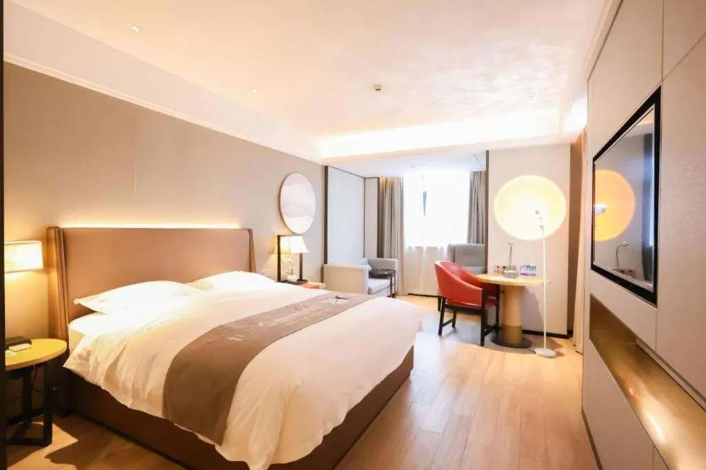 Bed in Echeng Hotel Nanning Huqiu Metro Station