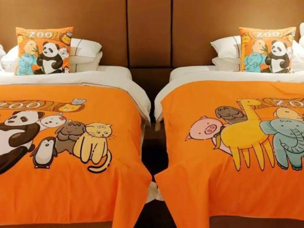 Bed in Echeng Hotel Nanning Huqiu Metro Station