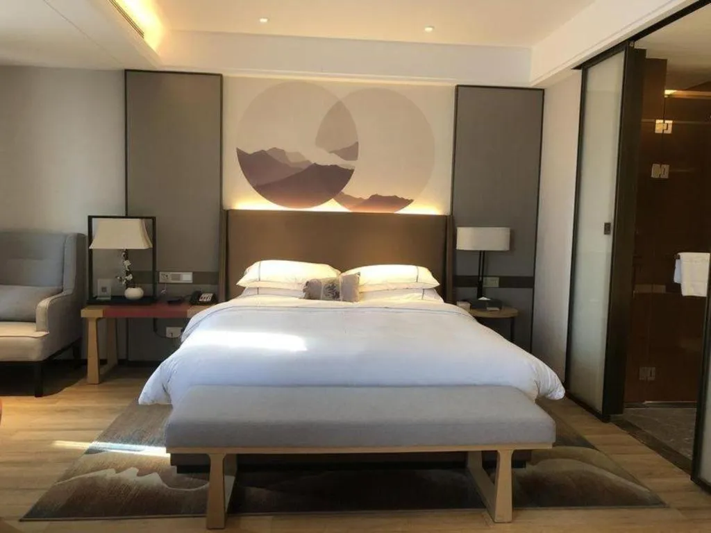 Bed in Echeng Hotel Nanning Huqiu Metro Station