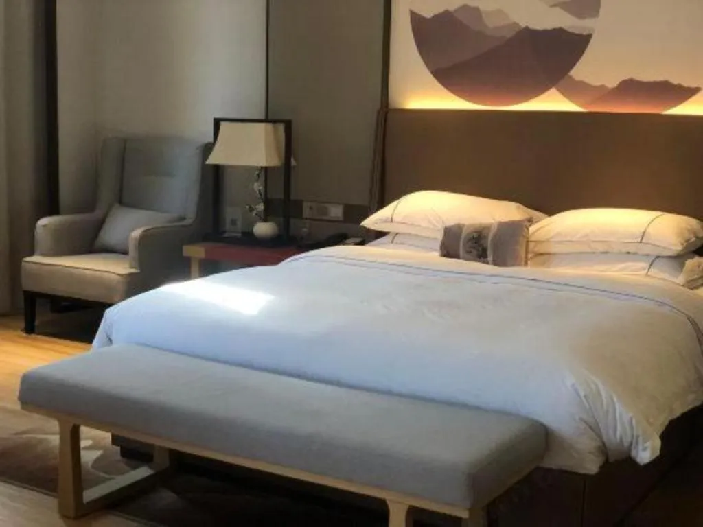 Bed in Echeng Hotel Nanning Huqiu Metro Station