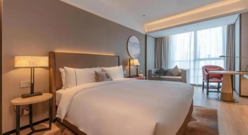 Bed in Echeng Hotel Nanning Huqiu Metro Station