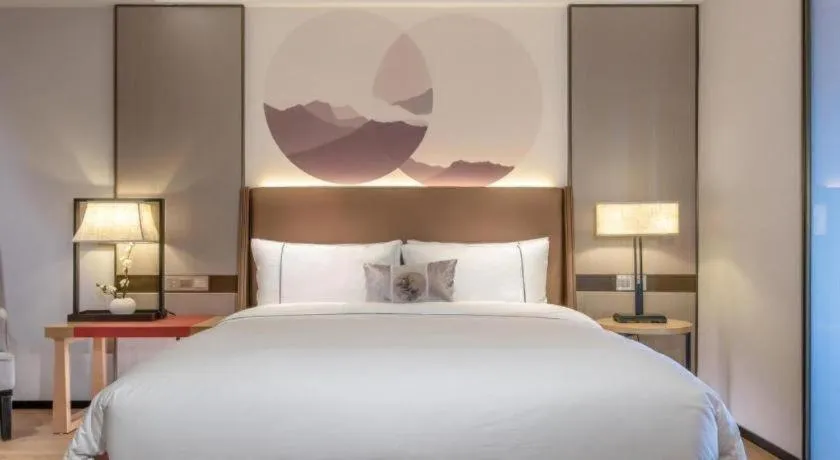 Bed in Echeng Hotel Nanning Huqiu Metro Station