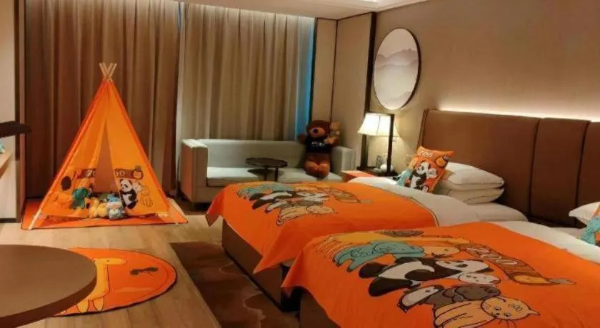 Bed in Echeng Hotel Nanning Huqiu Metro Station