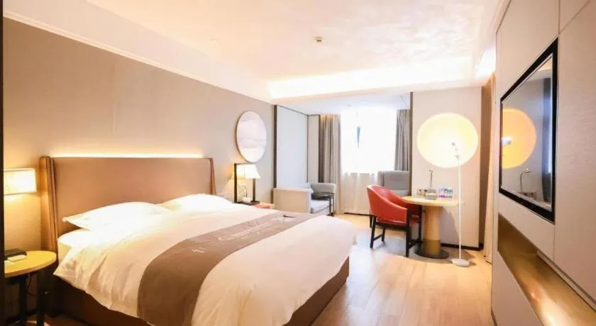 Bed in Echeng Hotel Nanning Huqiu Metro Station