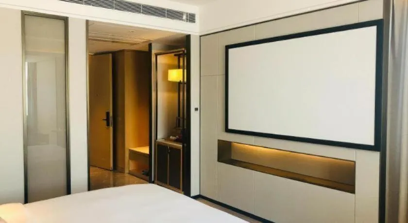 Bed in Echeng Hotel Nanning Huqiu Metro Station