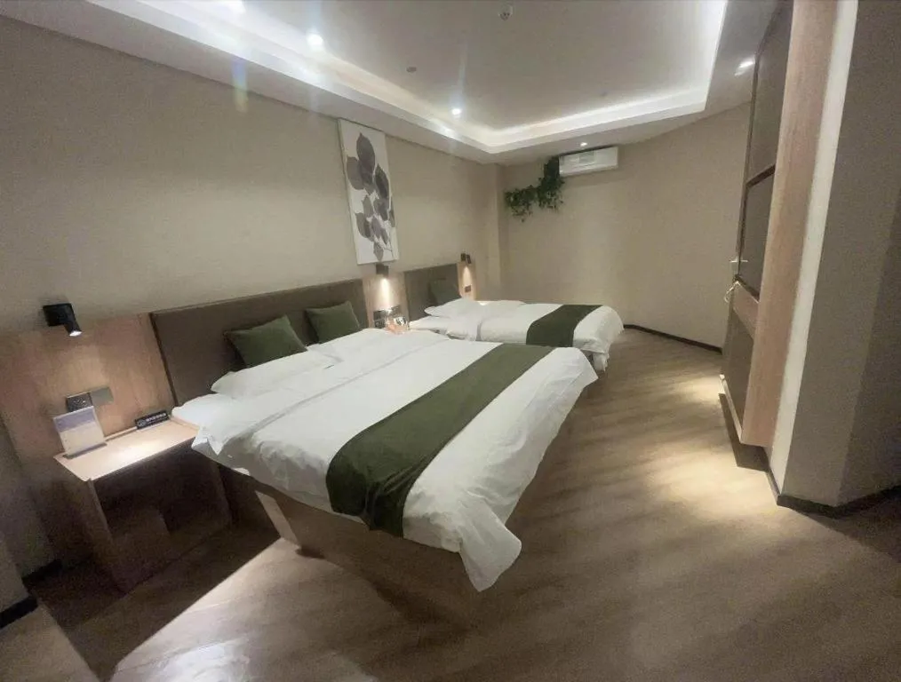 Bed in Green Tree Inn Express Huai'an Huaiyin District Jiangxi Road Normal University