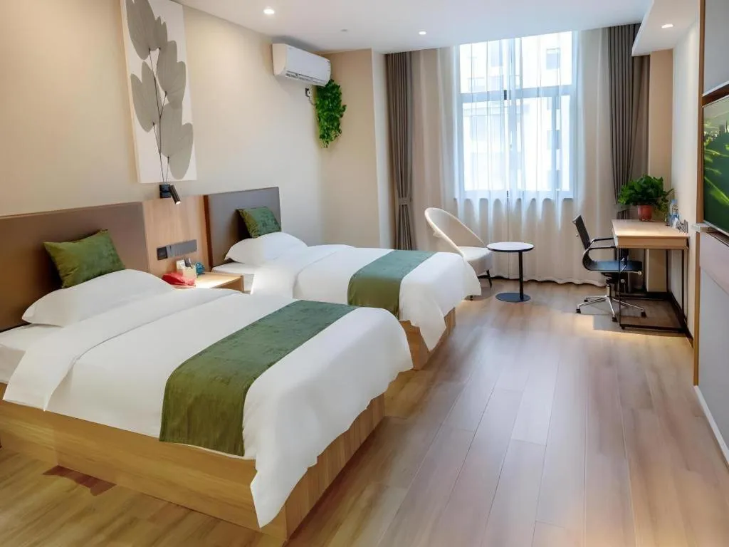 Bed in Green Tree Inn Express Huai'an Huaiyin District Jiangxi Road Normal University
