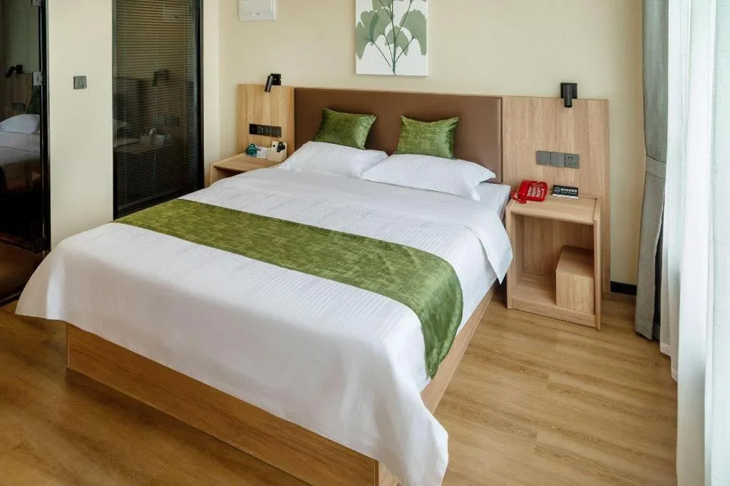 Bed in Green Tree Inn Express Huai'an Huaiyin District Jiangxi Road Normal University