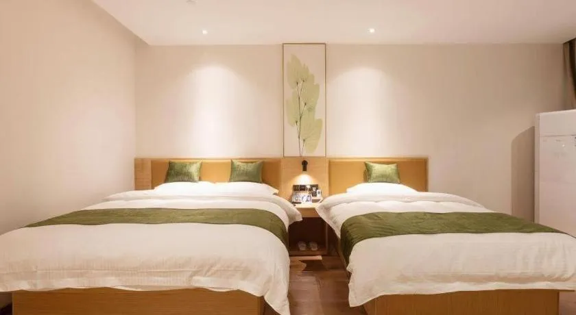 Bed in Green Tree Inn Nanchang Zhongshan Road Bayiguan