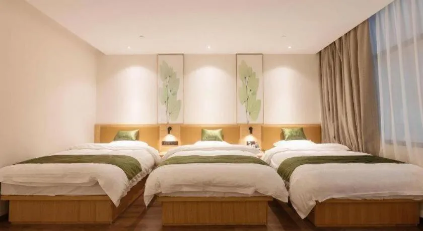 Bed in Green Tree Inn Nanchang Zhongshan Road Bayiguan