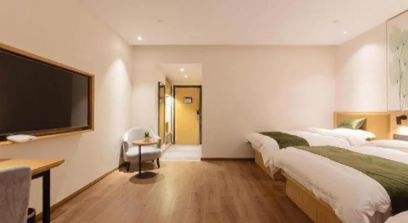 Bed in Green Tree Inn Nanchang Zhongshan Road Bayiguan