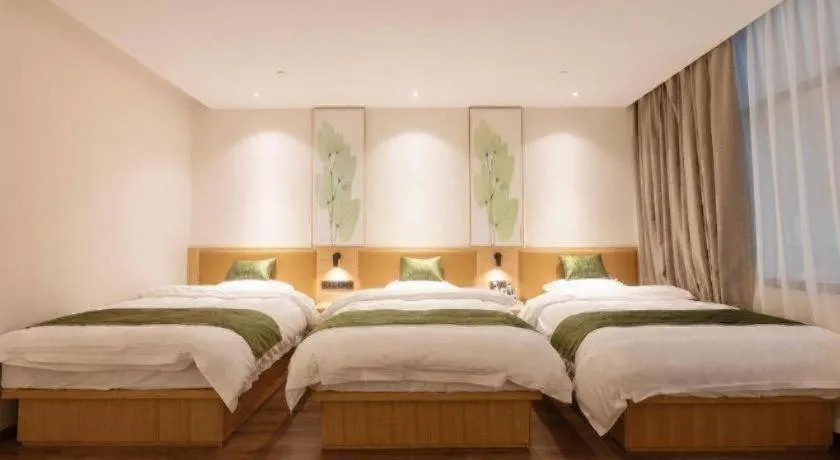 Bed in Green Tree Inn Nanchang Zhongshan Road Bayiguan