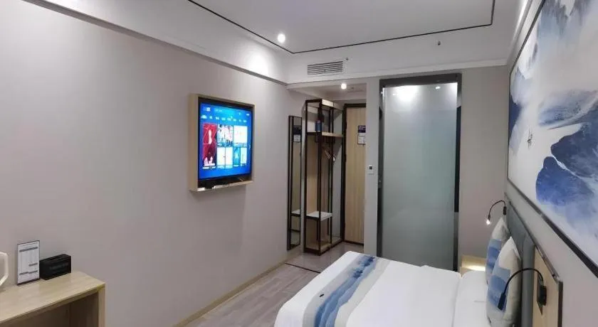 Bed in Green Tree Inn Express Jiangsu Taizhou Xinghua RT-Mart