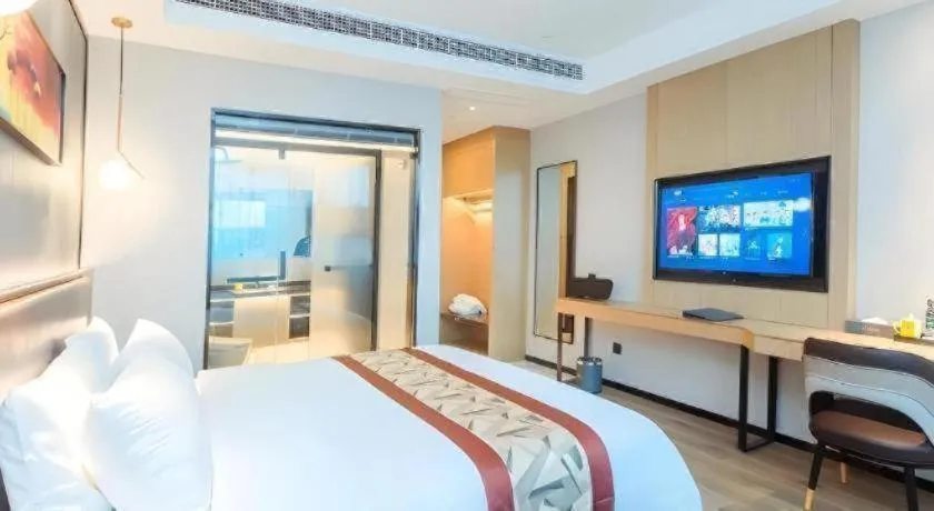 Bed in Gya Hotel Yangzhou Economic Development Zone Yangzijiang Nan Road Gaomin Temple