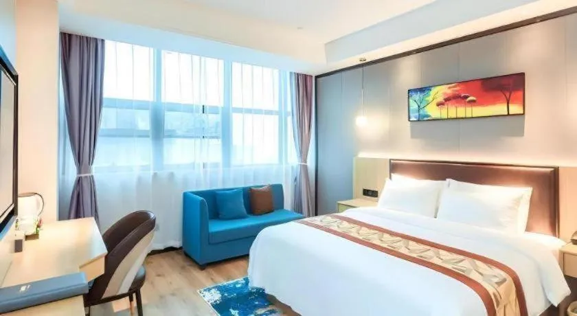 Bed in Gya Hotel Yangzhou Economic Development Zone Yangzijiang Nan Road Gaomin Temple