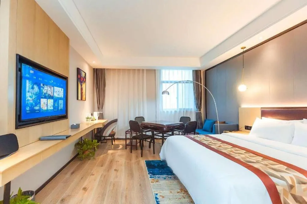 Bed in Gya Hotel Yangzhou Economic Development Zone Yangzijiang Nan Road Gaomin Temple