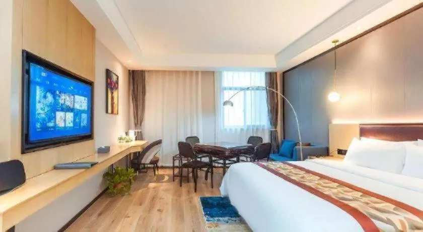 Bed in Gya Hotel Yangzhou Economic Development Zone Yangzijiang Nan Road Gaomin Temple