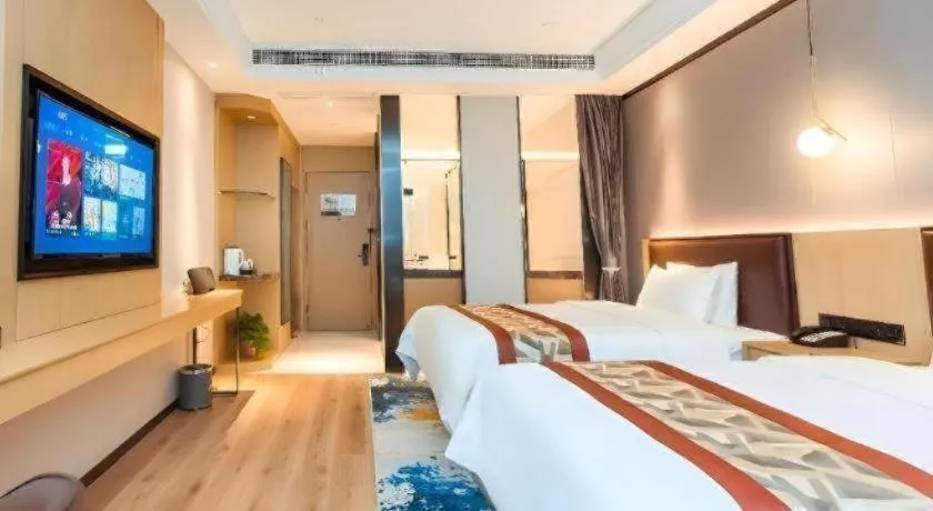 Bed in Gya Hotel Yangzhou Economic Development Zone Yangzijiang Nan Road Gaomin Temple