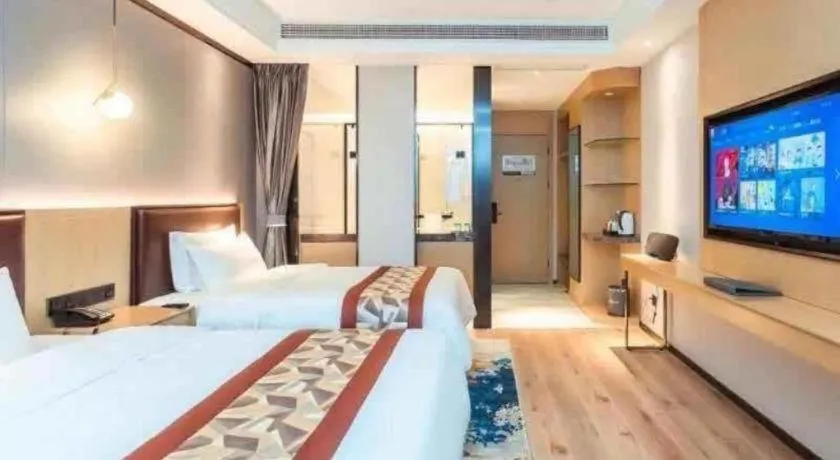 Bed in Gya Hotel Yangzhou Economic Development Zone Yangzijiang Nan Road Gaomin Temple