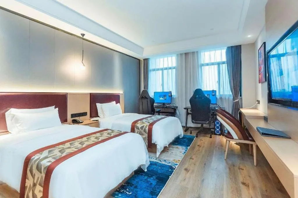 Bed in Gya Hotel Yangzhou Economic Development Zone Yangzijiang Nan Road Gaomin Temple