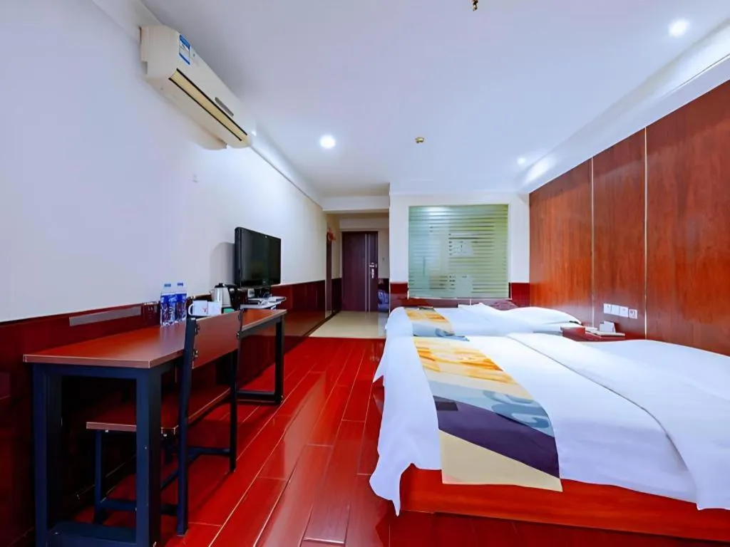 Bed in Shell Hotel Nanjing Mingfa Square Metro Station