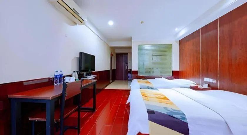 Bed in Shell Hotel Nanjing Mingfa Square Metro Station