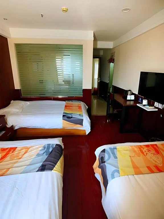 Bed in Shell Hotel Nanjing Mingfa Square Metro Station