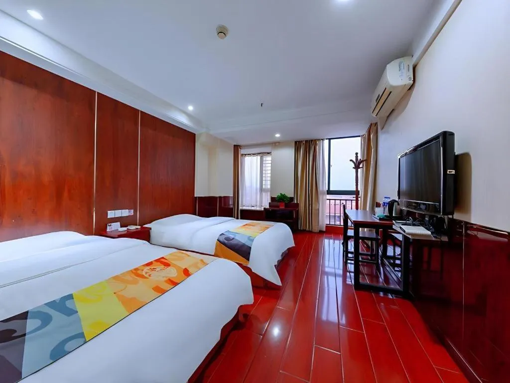 Bed in Shell Hotel Nanjing Mingfa Square Metro Station