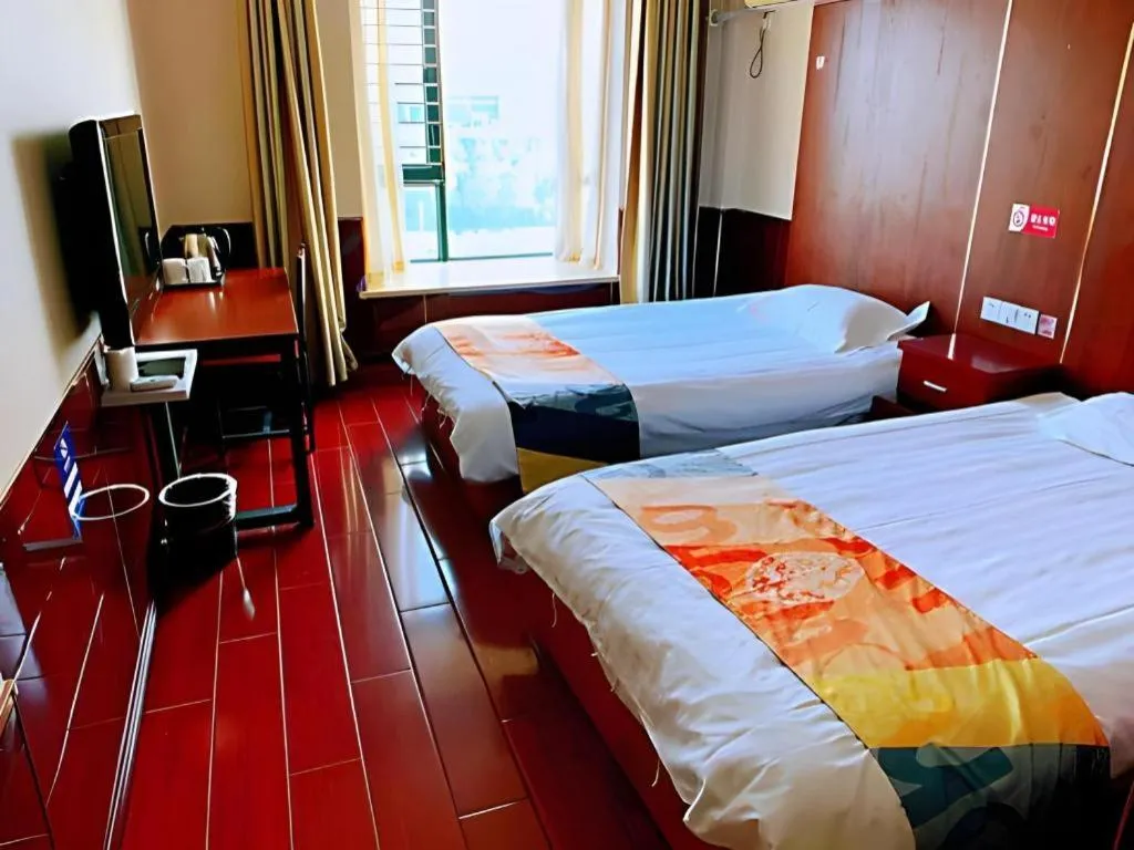 Bed in Shell Hotel Nanjing Mingfa Square Metro Station