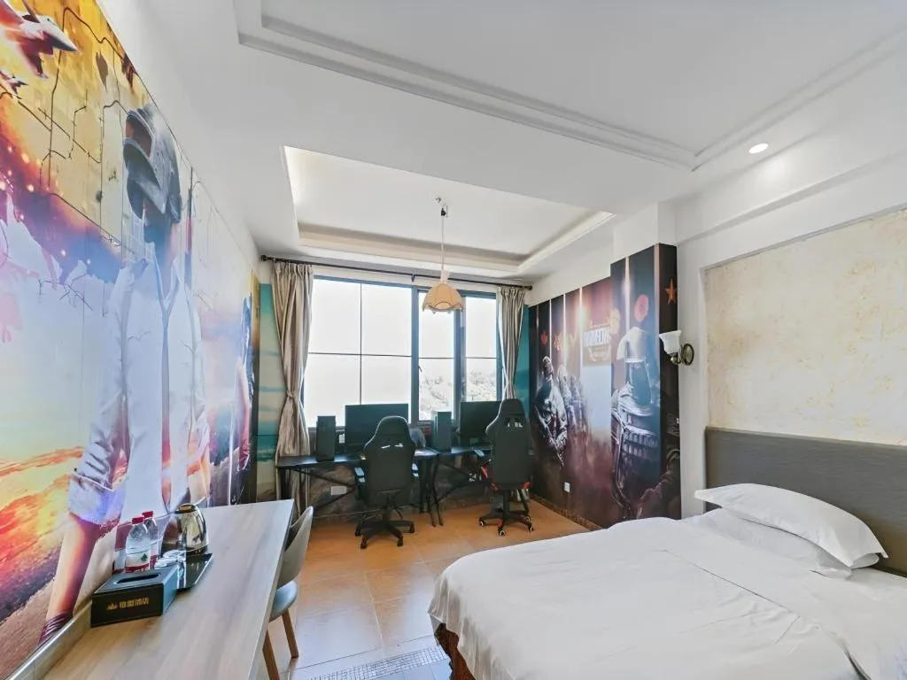 Bed in GreenTree Alliance Hotel Shanghai Baoshan District Meilan Lake Yueluo Road
