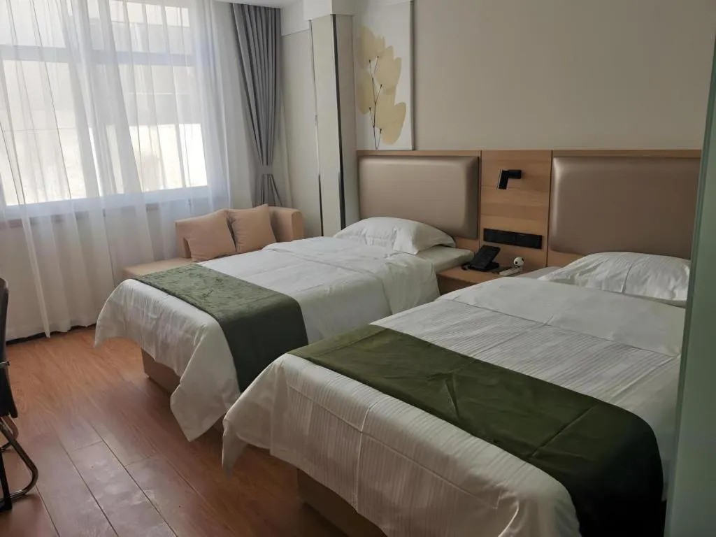 Bed in Green Tree Inn Express Jinan Huaiyin District Jingshi Road Children's Hospital