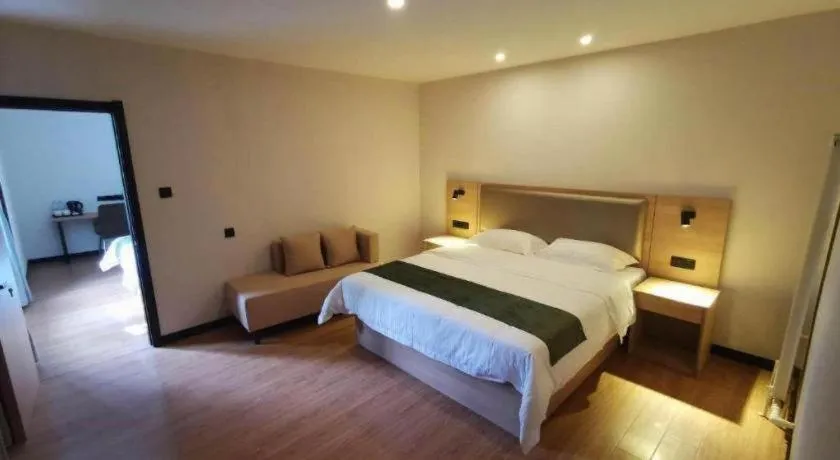 Bed in Green Tree Inn Express Jinan Huaiyin District Jingshi Road Children's Hospital