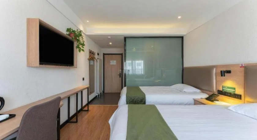 Bed in Green Tree Inn Express Jinan Huaiyin District Jingshi Road Children's Hospital