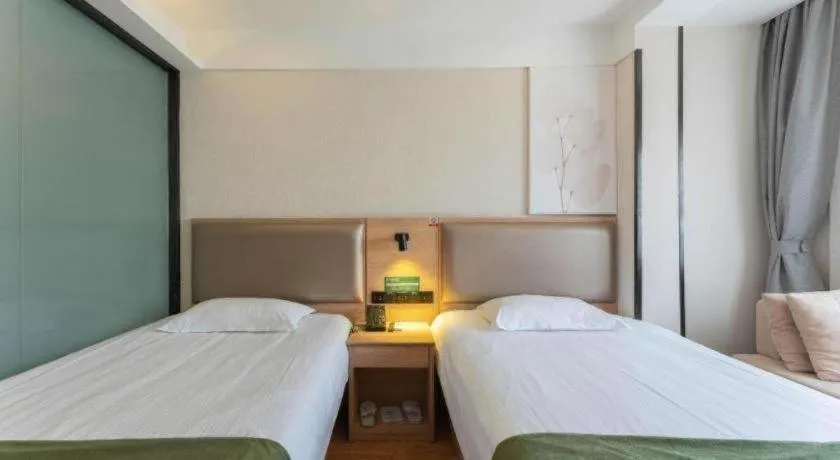 Bed in Green Tree Inn Express Jinan Huaiyin District Jingshi Road Children's Hospital