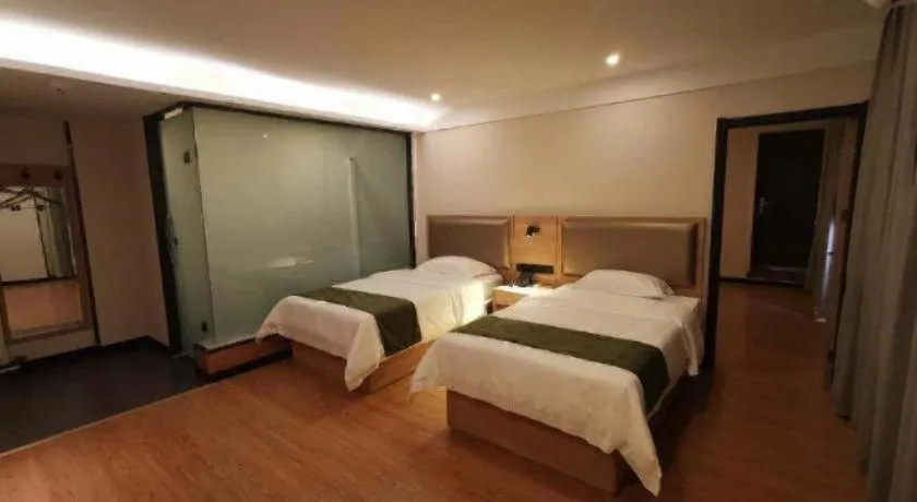 Bed in Green Tree Inn Express Jinan Huaiyin District Jingshi Road Children's Hospital