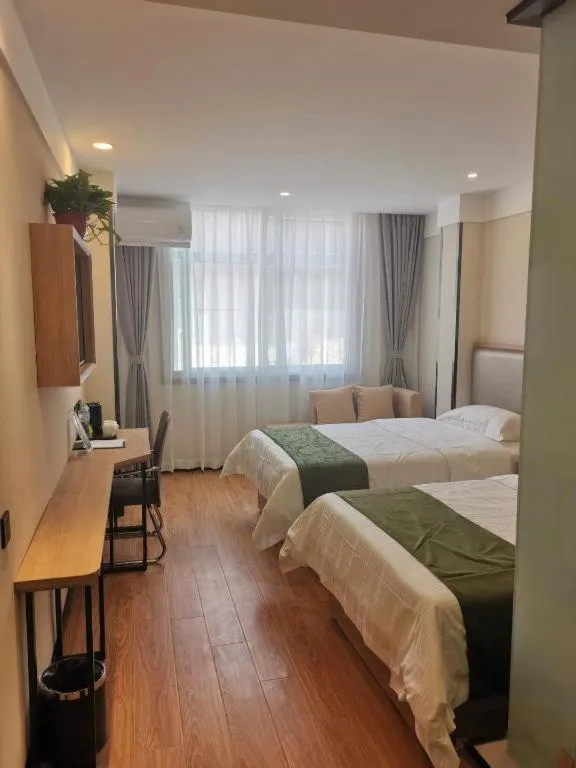 Bed in Green Tree Inn Express Jinan Huaiyin District Jingshi Road Children's Hospital